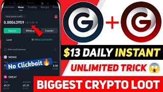 🔥 13$ Per Day Instant Withdraw In Gogobit 😍 Instant Payment Loot 💥 New Crypto Loot