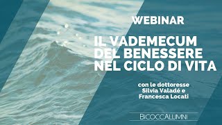 Il vademecum del benessere nel ciclo di vita