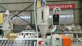 EVA Corrugated Pipe Extrusion Machine EVA Vaccum Hose Machine