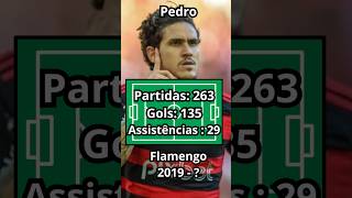 Números de Pedro com a Camisa do Flamengo. #futebol #brasileirão #mengão #flamengo #pedroguilherme