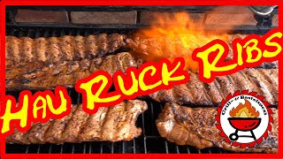 Hau Ruck Ribs - BBQ mal anders - Grillspezi - Spareribs, Grillrippe, 1800°C, fall off the bone ribs