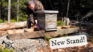 How I Built a Hive Stand for Honeybees