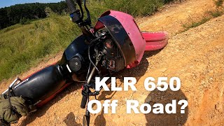 KLR 650 off road