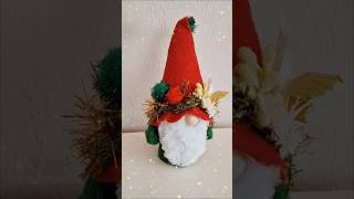 The easiest and fastest way to make a wonderful Gnome from a roll ❄️no SEW.Christmas Crafts DIY♻️