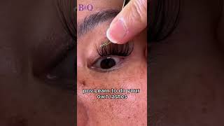 How To Get Natural-looking Lash Extensions  |B&Q Lashes|#diylashes