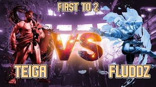 [SF6] Ranked FT2 Set: Teiga (Ryu) vs Fluddz (Manon)