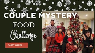 Christmas Party Game 🎄 Couple Mystery Food Challenge