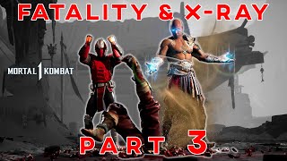 MORTAL KOMBAT 1 ALL FATALITIES FOR EVERY CHARACTER MK1 | PART 3