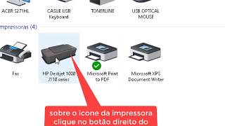 Como configurar sua impressora como padrão no windows 10