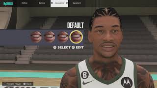 AI Allen Iverson face creation on NBA2K23 Next Gen