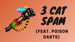 3 Cat Spamming w/ Poison Darts | Pixel Gun 3D