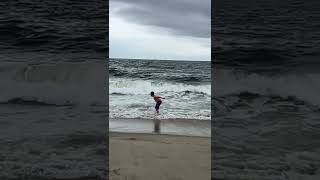 Skim Boarding on the Atlantic