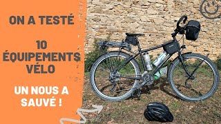 Test équipements vélo de voyage