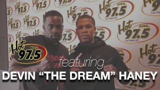 DEVIN HANEY AT HOT 97.5 KVEG - THE MORNING SHOW WITH MIKE P AND LADY G