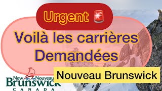 Trouver un emploi au nouveau Brunswick #carrières en vedette