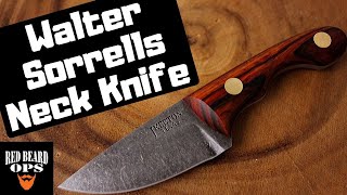 Making the @WalterSorrellsBlades  Neck Knife - 2019