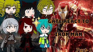 GATE react to Iron Man