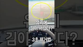 앞 유리, 습기 제거 3초 컷  (내 김, 어디 갔어??!!)