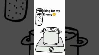 cooking for my enemy animated #short