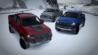 Chevrolet Colorado ZR2 vs Ford Ranger Raptor vs Mercedes-Benz X-Class