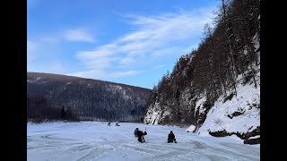 Тайга Патруль 800 , хариус, Атака Наледи Южная Якутия