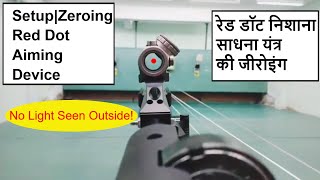 How to setup Red Dot Sight on Air Rifle | Easy Zeroing Red Dot Sight | Adjust Red Dot Aiming Device