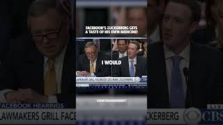 Sen. Durbin gives Facebook’s Zuckerberg a taste of his own medicine😳 #markzuckerberg