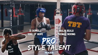 BACK TO BUSINESS! Pro Style Boxer Spars Against IMPOSSIBLE Reach!