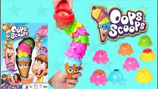 Oops Scoops Ice cream Stacking Challenge #ad