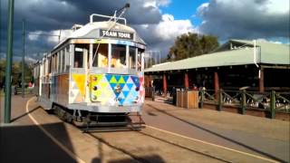 Melbourne tram in Perth at Whiteman Park