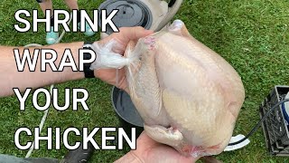 How to Shrink Wrap Chicken