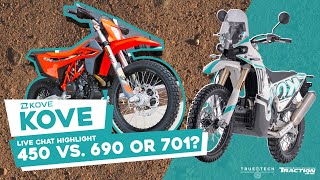 Kove Rally 450 compared to a KTM690 or Husqvarna 701?︱Traction eRag