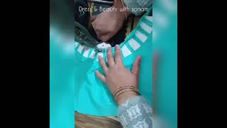 #Eid special neck design cutting & stitching#latest dori neck design#youtubeshorts