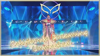 DIANA ANKUDINOVA (Диана Анкудинова) California Dreamin' Unmasked "Masked singer show"