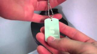 First Communion Gifts: Dog Tag Necklace with Chalice