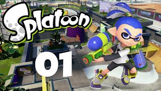 Splatoon Gameplay Walkthrough Part 1 - Multiplayer Turf Wars & Story Mode (Wii U)