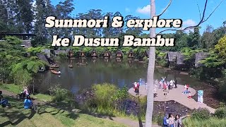 Sunmori motoran & explore Dusun Bambu Lembang || Vario 160