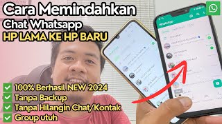 Cara Memindahkan Chat Whatsapp lengkap dengan Foto Video Lagu dari Hp lama ke Hp Baru Update 2024