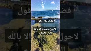 لاحول ولاقوة الا بالله العلي العظيم