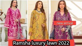 ||Eid Shopping|| Ramsha luxury lawn Collection 2022|Ramsha summer collection