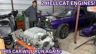 WE GOT TWO HELLCAT ENGINES FOR ONE HELLCAT