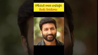 గోపీచంద్ గారిని బాధపెట్టిన రెండు సినిమాలు 😟 | #gopichand #telugu #movies #shorts #filmhdtelugu