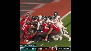 #Buccaneers Stuff the #Eagles "Brotherly Shove" #nfl  #tampabaybuccaneers #espn #shorts