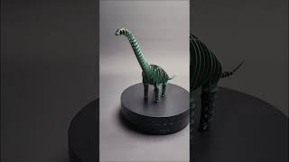 Brachiosaurus Simple lasercut model #shorts #ytshorts #papercraft