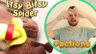 Itsy Bitsy Spider | Nursery Rhyme Sing Along with Actions to Learn!