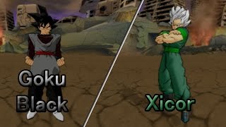 B3 MOD: Goku Black (Super Saiyan Rose) VS Xicor