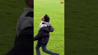 Cute boy, cute boy playing #music #dance #love #cambridge #15pro #football #train #smartphone