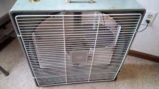 AMC box fan model 10-405-3 serial P running