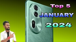 Top 5 Upcoming Mobiles JANUARY 2024#entrystart