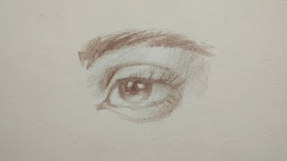 Pencil Sketch Drawing of an Eye